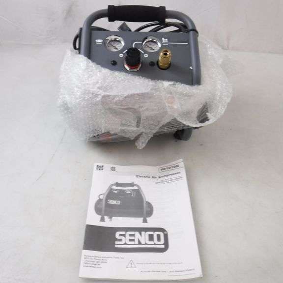 Senco PC1010N Air Compressor 1/2 HP 1 Gallon Finish and Trim Some Dents
