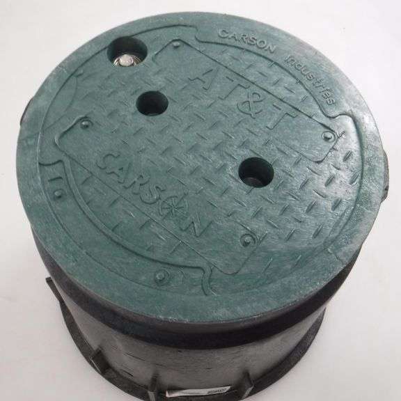 Carson 10" Round Heavy Duty Series Irrigation Control Valve Box Dutch