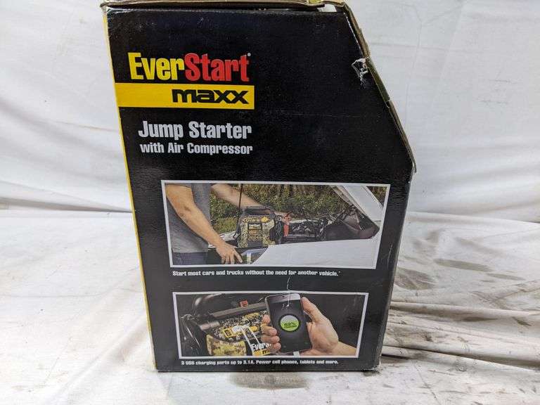 Everstart Maxx Jump Starter With Air Compressor 800 Peak Amps Dutch Goat