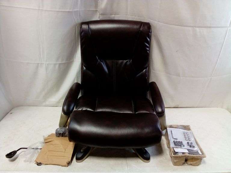 AmazonBasics HighBack Executive Swivel Office Desk Chair with Casters