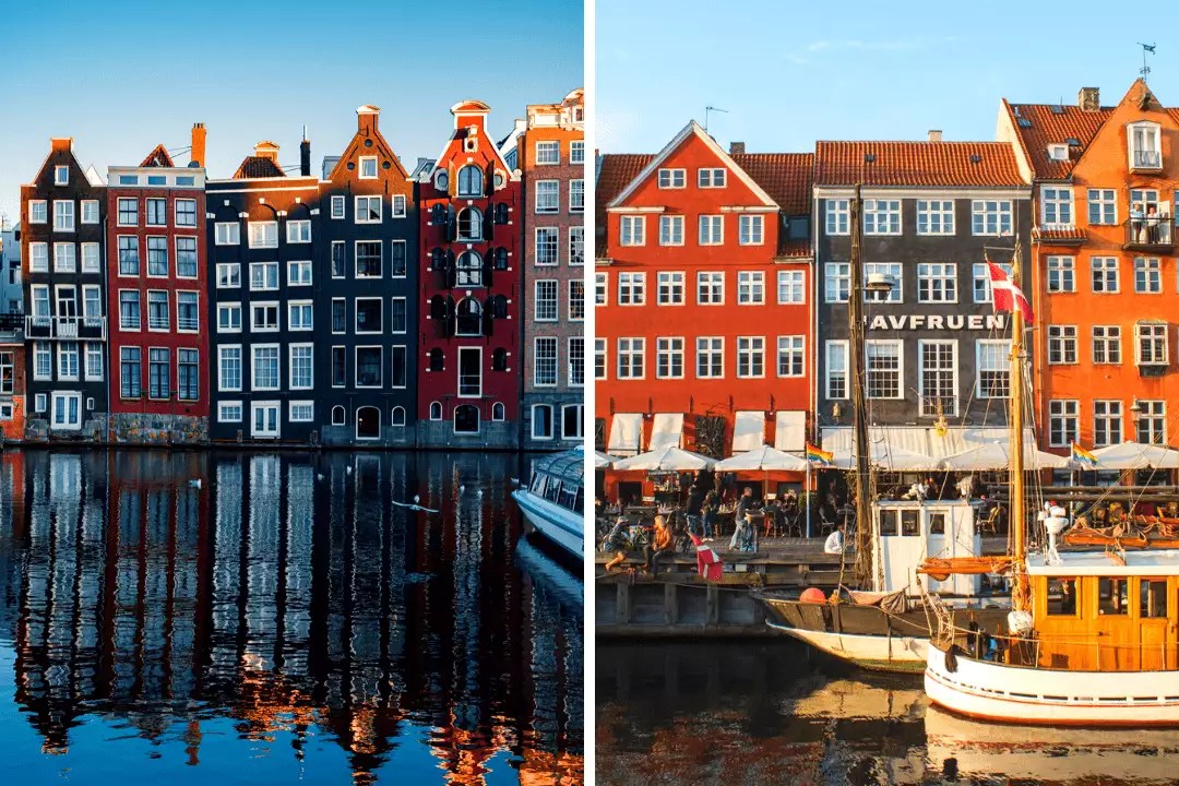 What are the differences between Denmark and the Netherlands?