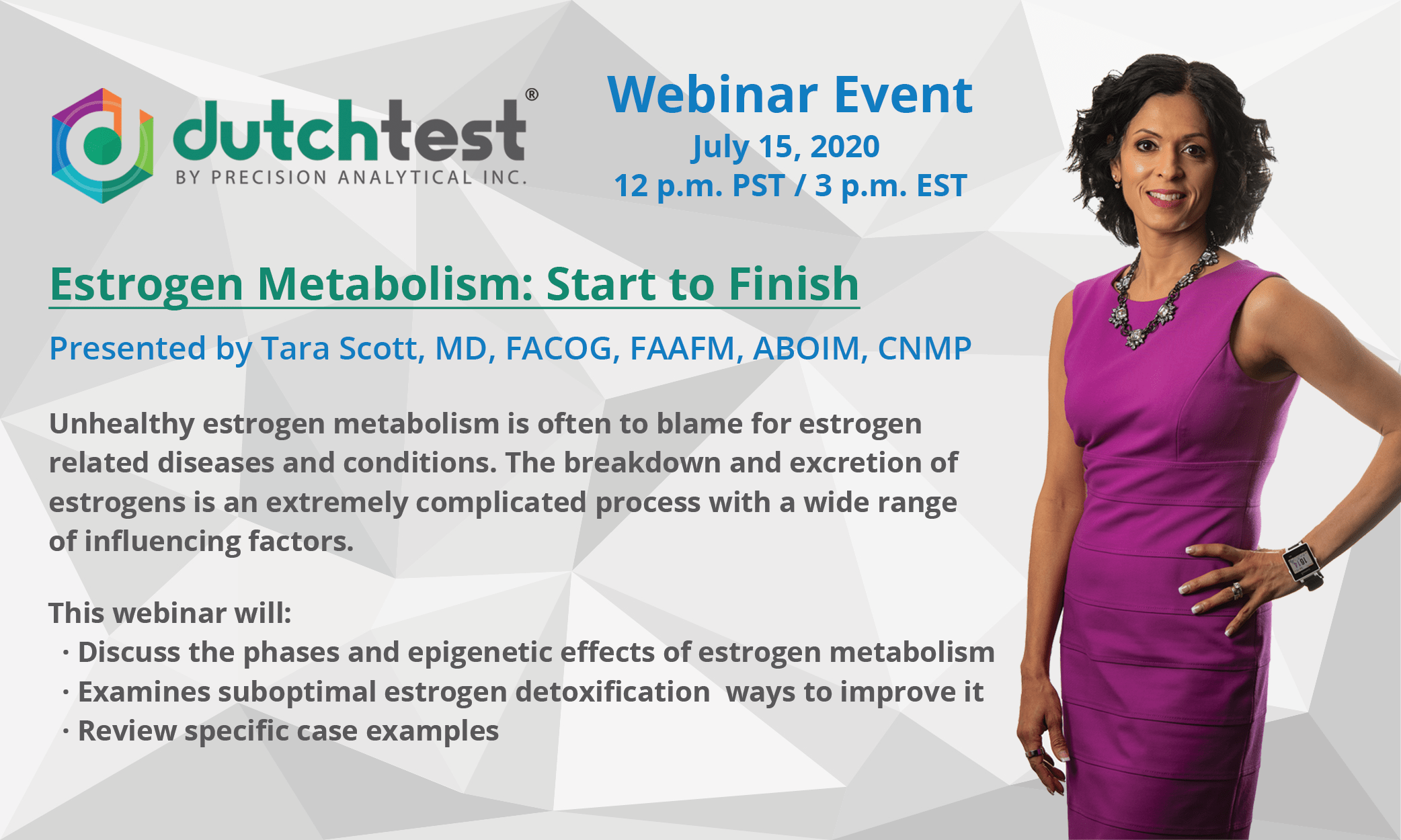 Estrogen Metabolism Start to Finish DUTCH Test