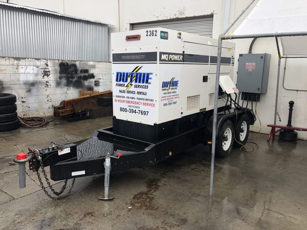 Generator Docking Stations for Backup Power Supply