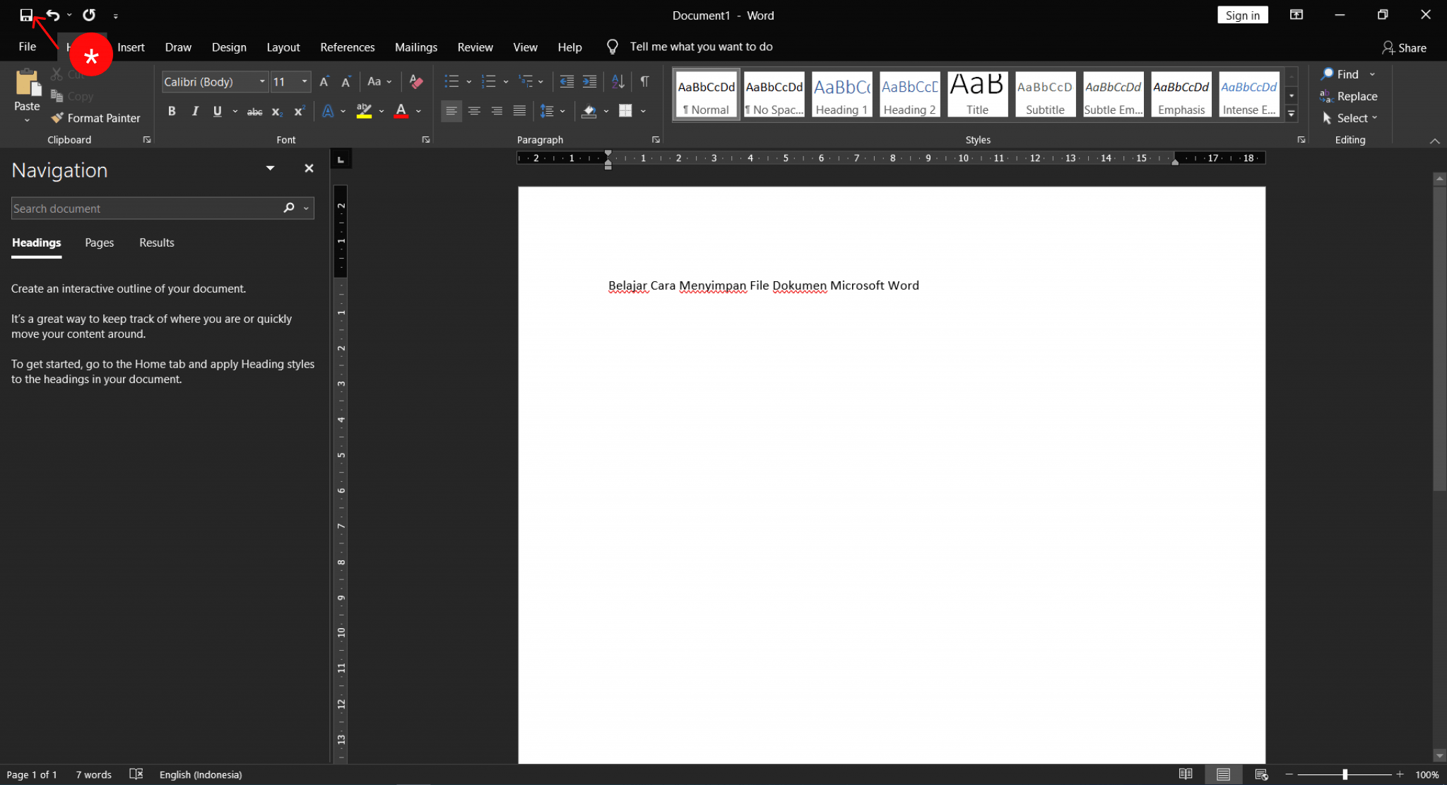 Cara Menyimpan File Dokumen pada Microsoft Word Dutormasi Dunia