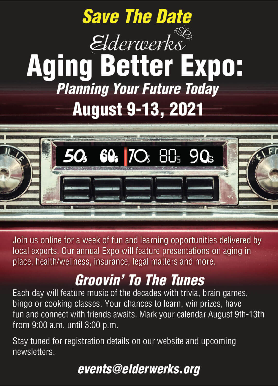 Elderwerks Aging Better Expo Planning Your Future Today Dutton Casey