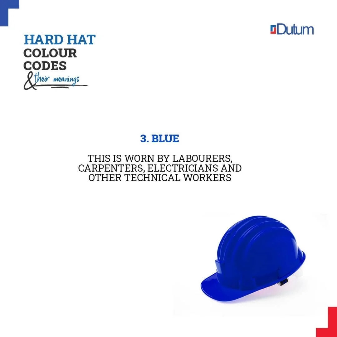 Hard hat color codes and their meanings Dutum