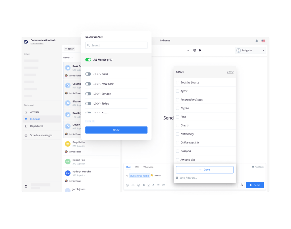 Hotel Guests Communication Platform Hospitality Communication
