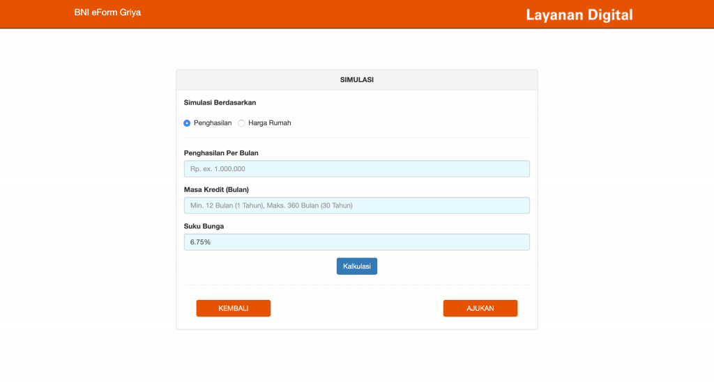 10 Simulasi KPR Bank Pinjaman Rumah (Mana Paling Kecil Cicilannya)