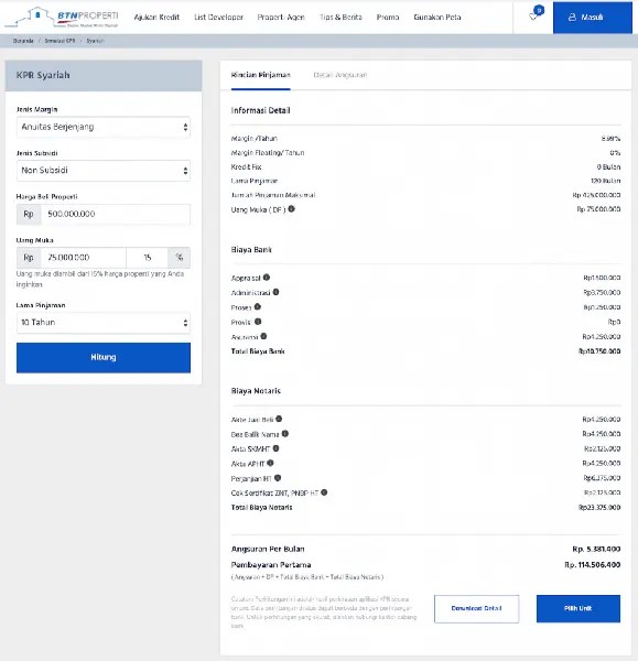 Kredit Rumah Syariah Terbaik (2024) KPR BRI, BNI, BCA