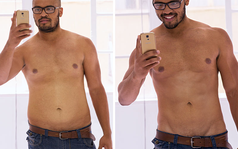Before And After Transformations DT Fitness Club