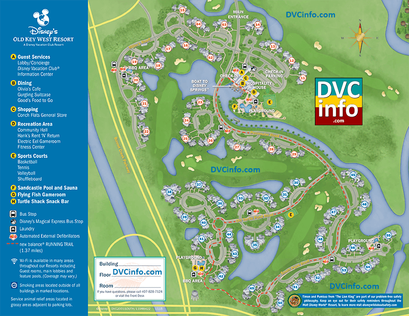 Disney Okw Resort Map Disney's Old Key West Resort Map DVCinfo Community