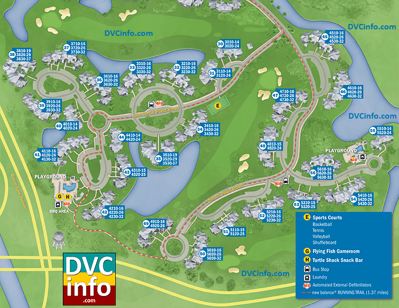 Disney Okw Resort Map Disney's Old Key West Resort Map DVCinfo Community