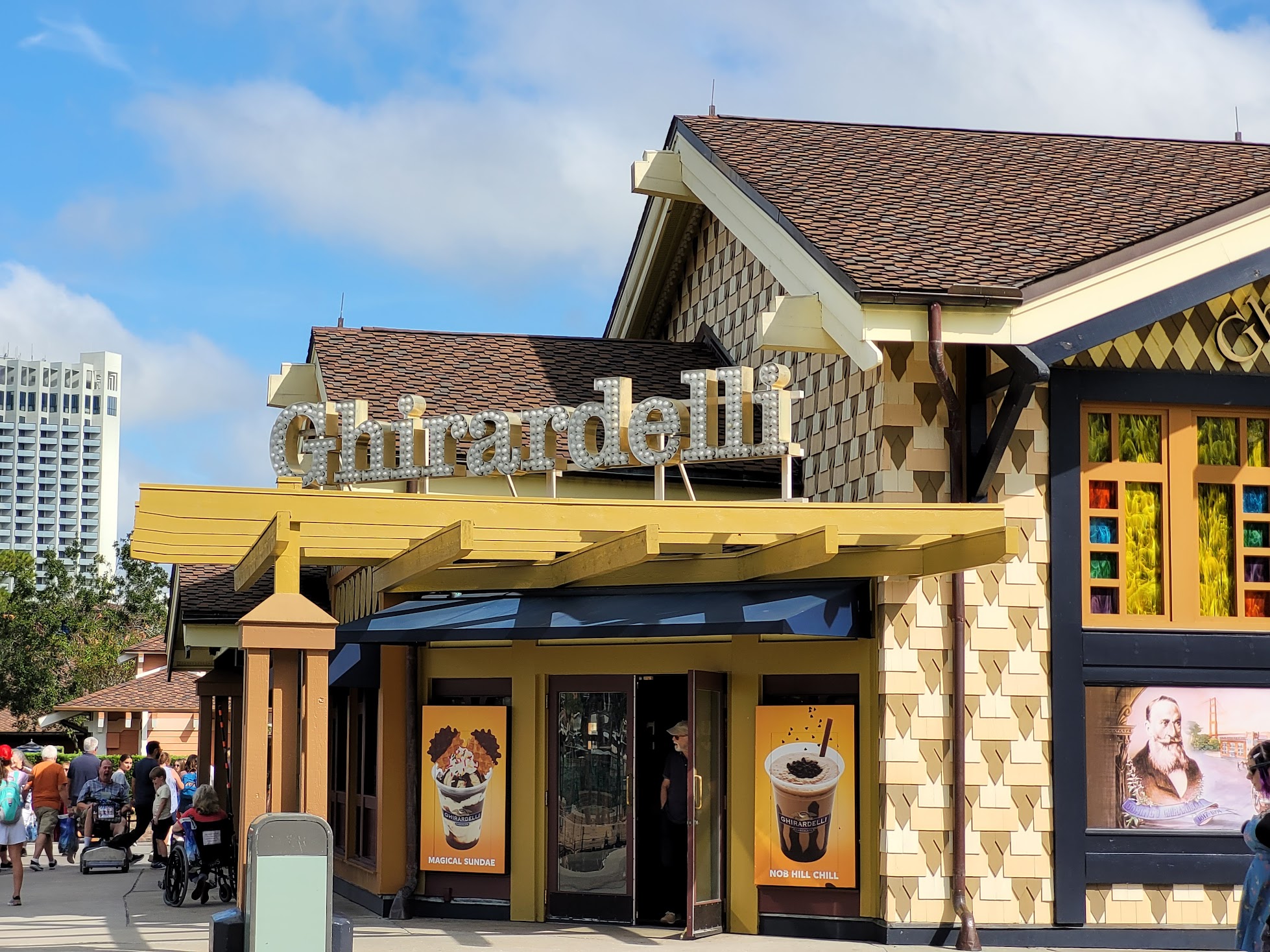 Ghirardelli Soda Fountain And Chocolate Shop Overview Disney Springs