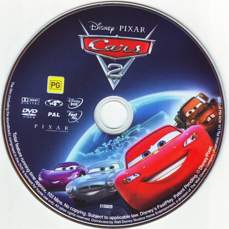 Cars 2 (2011) WS R4 Cartoon DVD