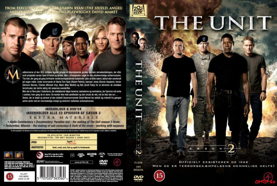 The Unit Season 2 TV Series Front DVD Cover