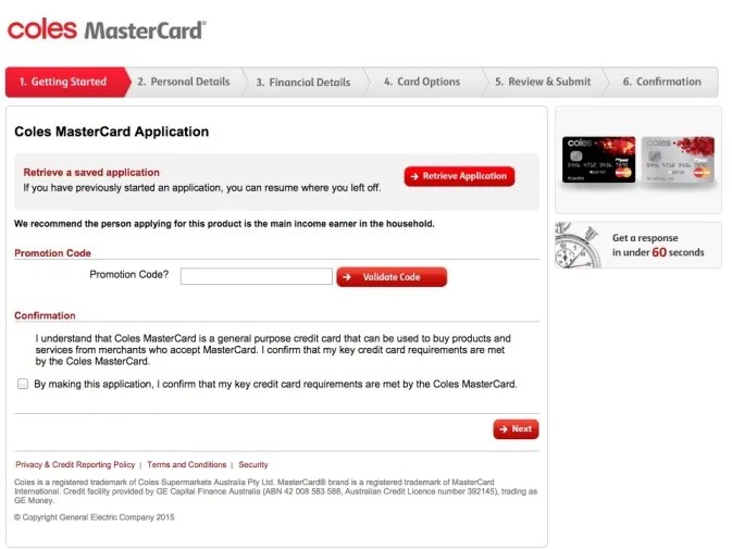 Coles Mastercard Promotion Code No annual fee and balance transfer Finder