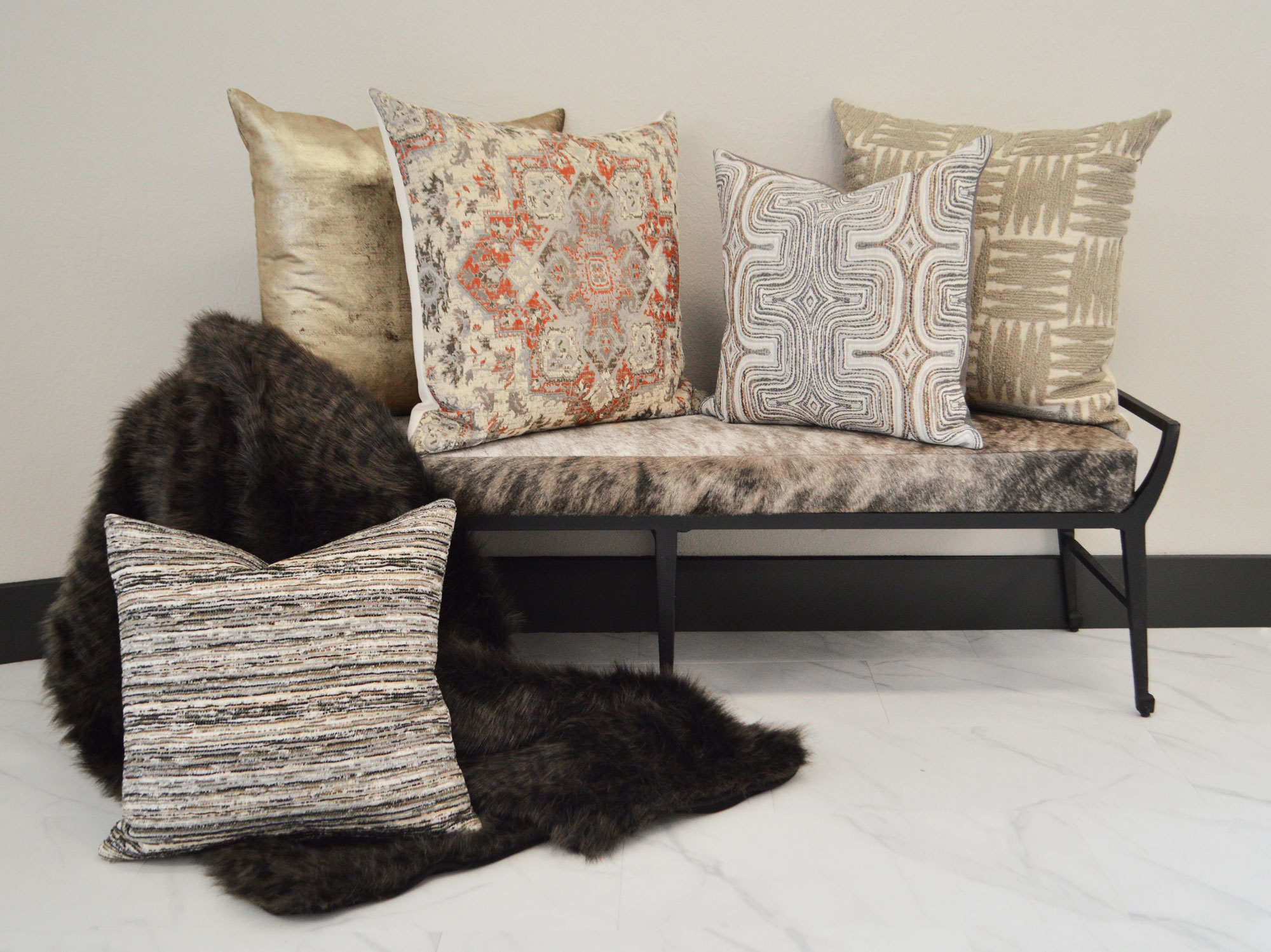 D.V. Kap Home Luxury Throw & Accent Pillows