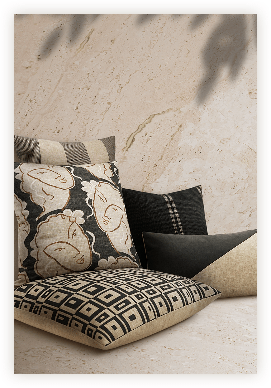 D.V. Kap Home Luxury Throw & Accent Pillows