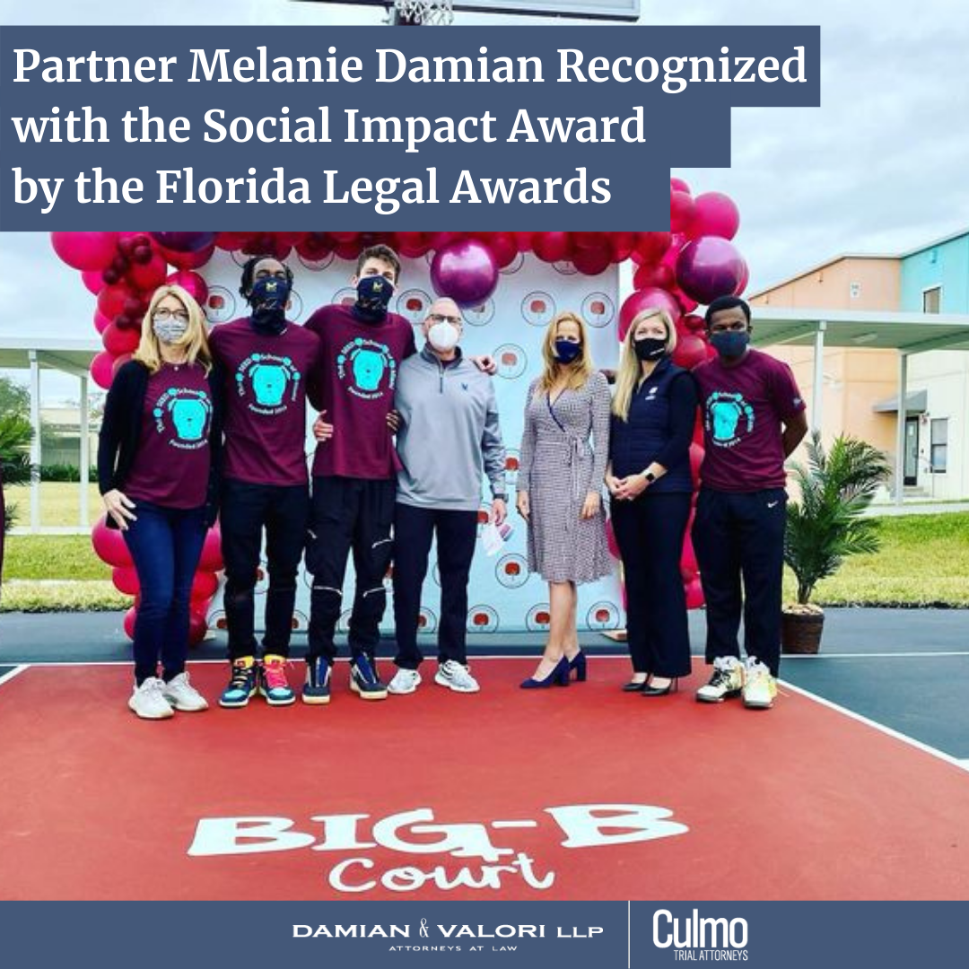 Partner Melanie E. Damian recognized by Daily Business Review's Legal