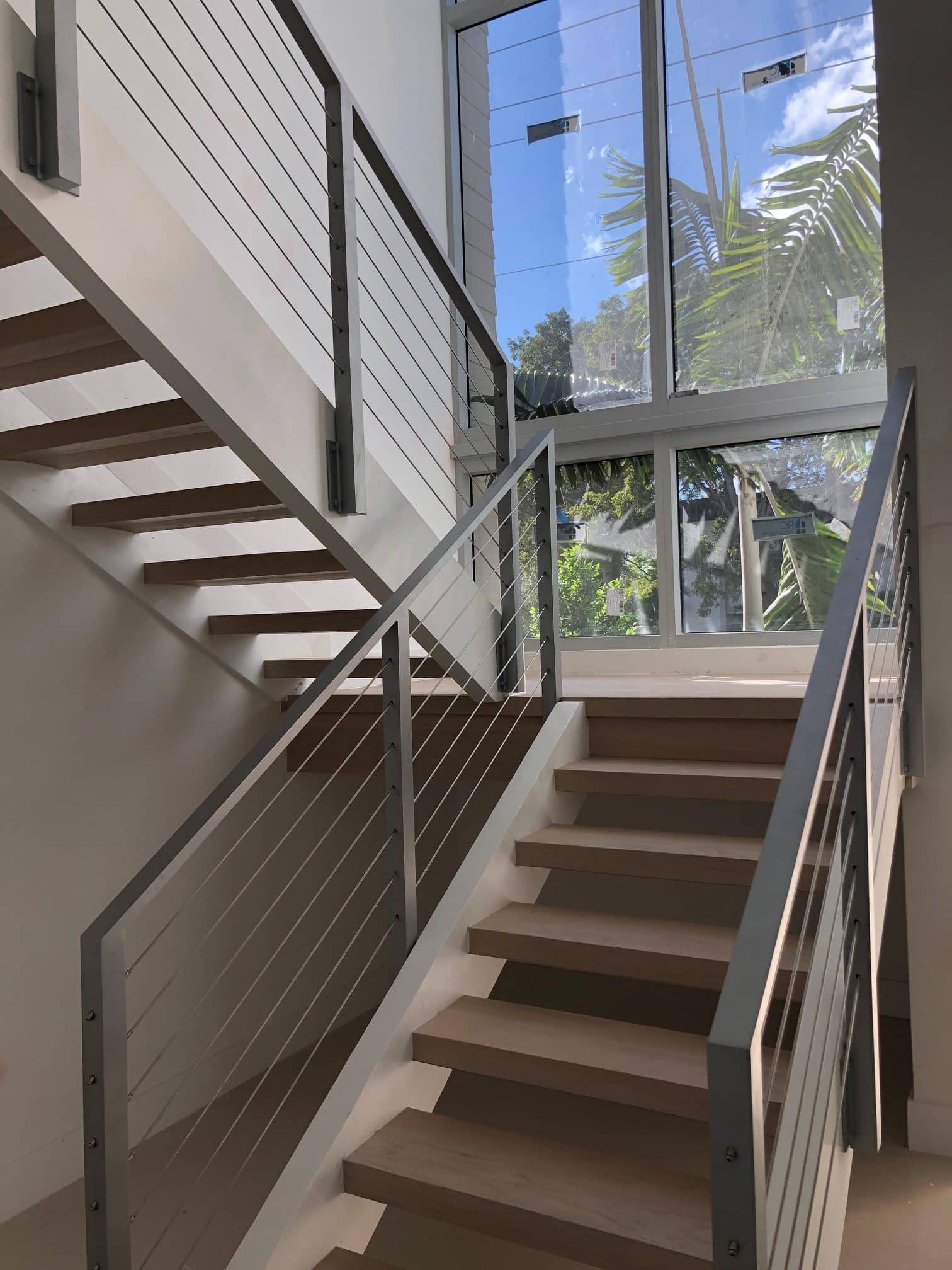 Modern Stair, Wood Stair Open Raiser, Villas Marisela Pomenta David Viera