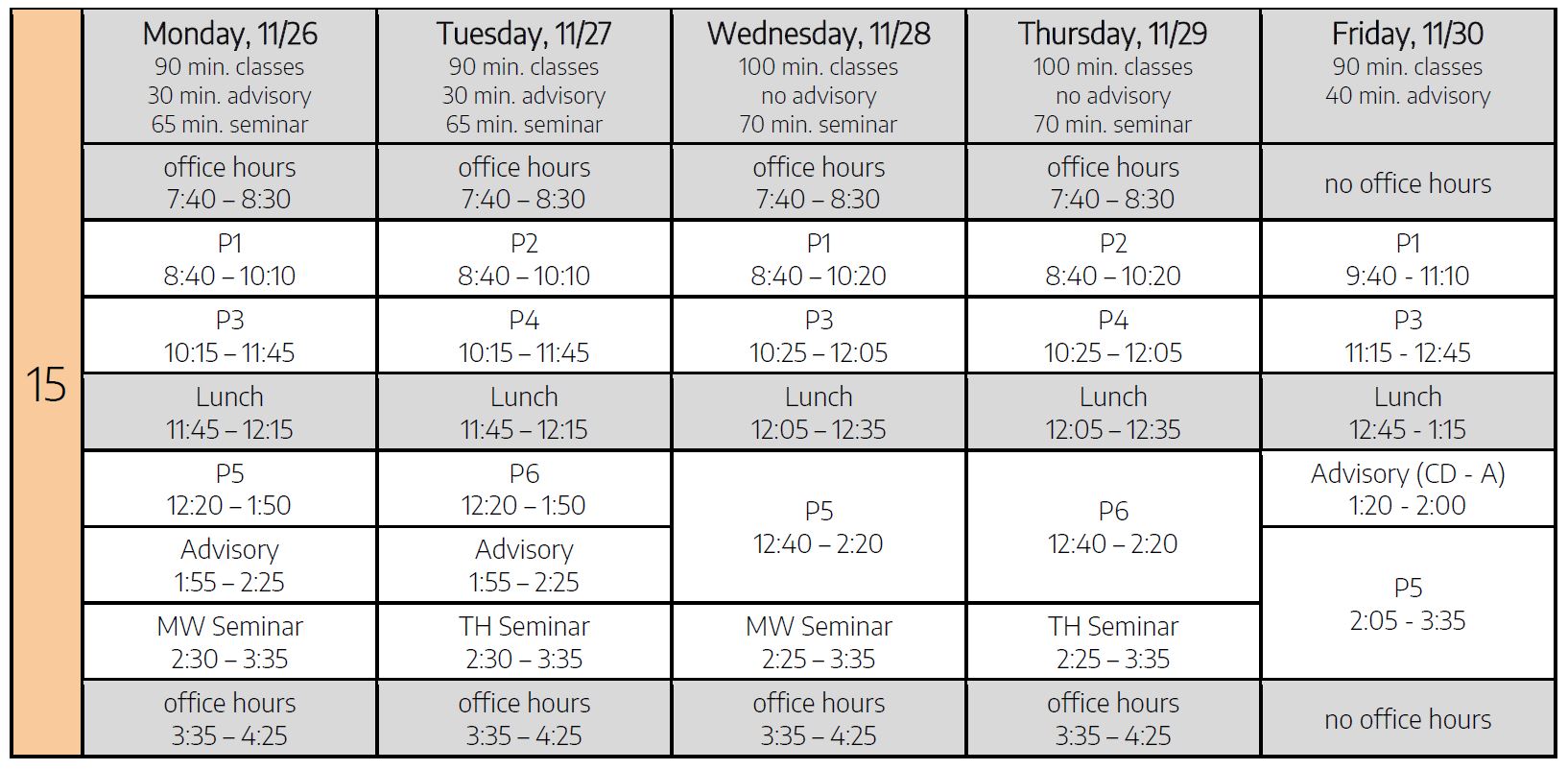 uf fall semester 2023 schedule thanksgiving break Happy Thanksgiving Break! Da Vinci Science