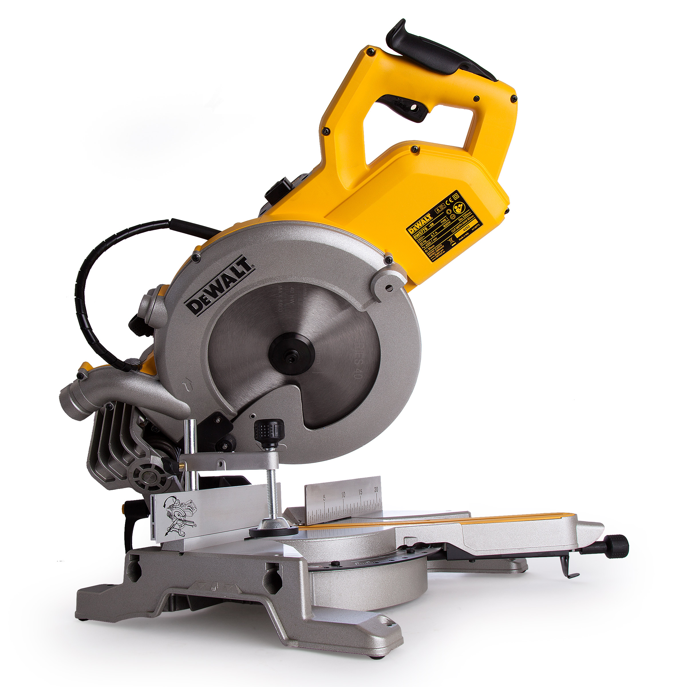 DeWALT DWS778 250mm Compact Slide Mitre Saw 240V Dvs Power Tools