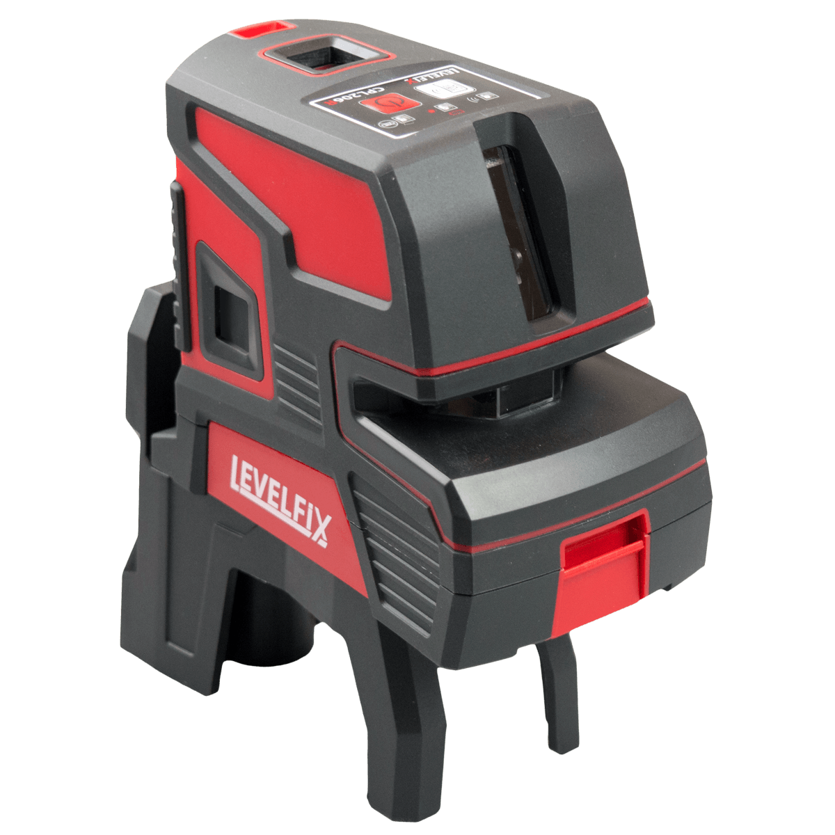 LEVELFiX CPL206R Cross Line & 6 Point Laser Level Red Beam Dvs
