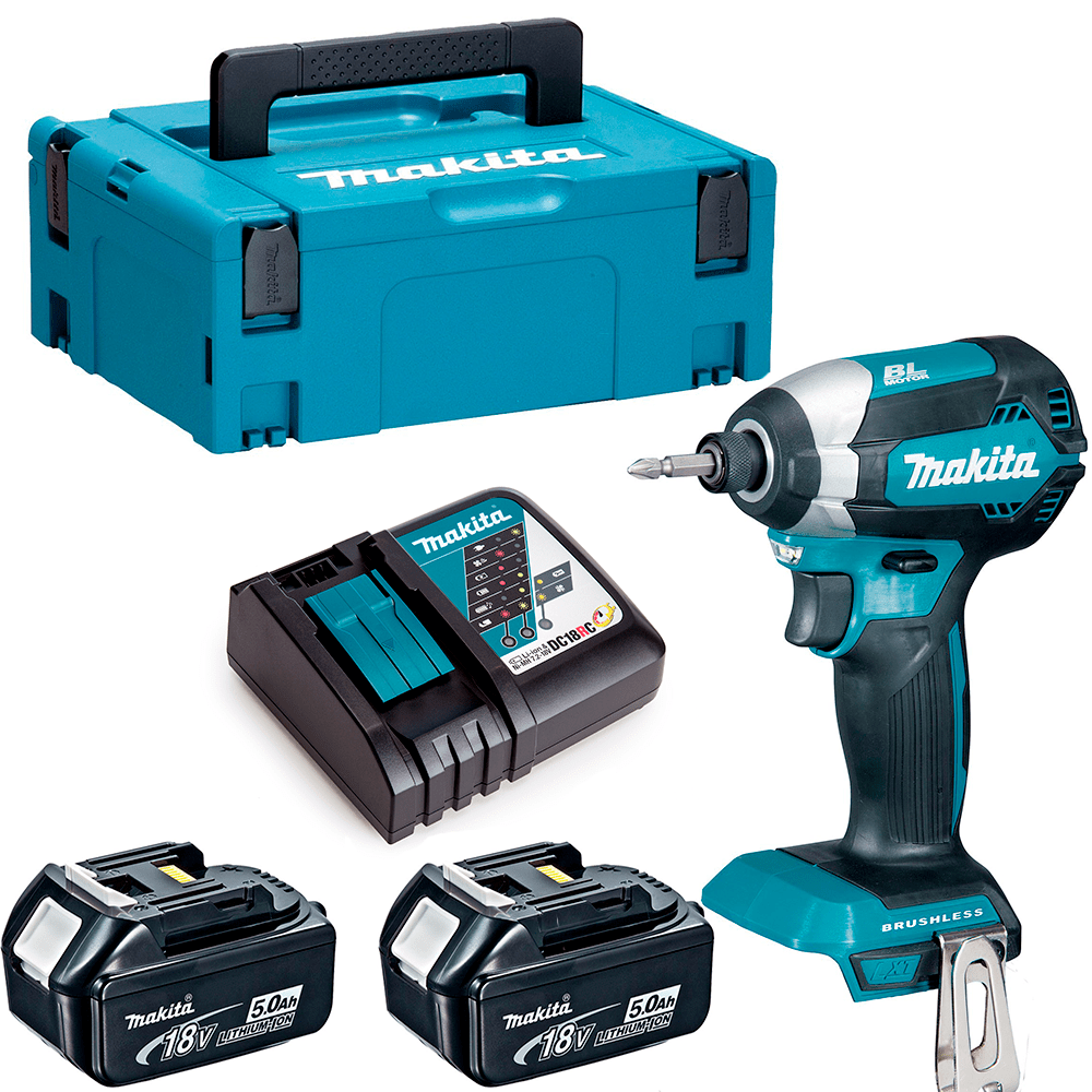 MAKITA DTD153RTJ LXT 18V Brushless Impact Driver With 2x5.0Ah Batts