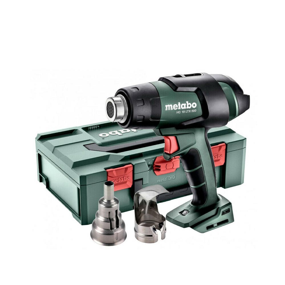 Metabo HG18LTX500 Cordless 18V Heat Gun Body Only In Metabox Carry Case