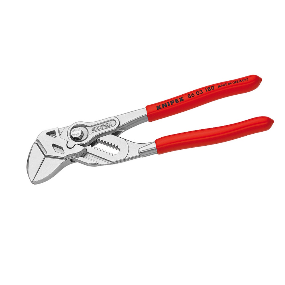 Knipex 86 03 180 180mm Plier Wrench 40mm Capacity Dvs Power Tools