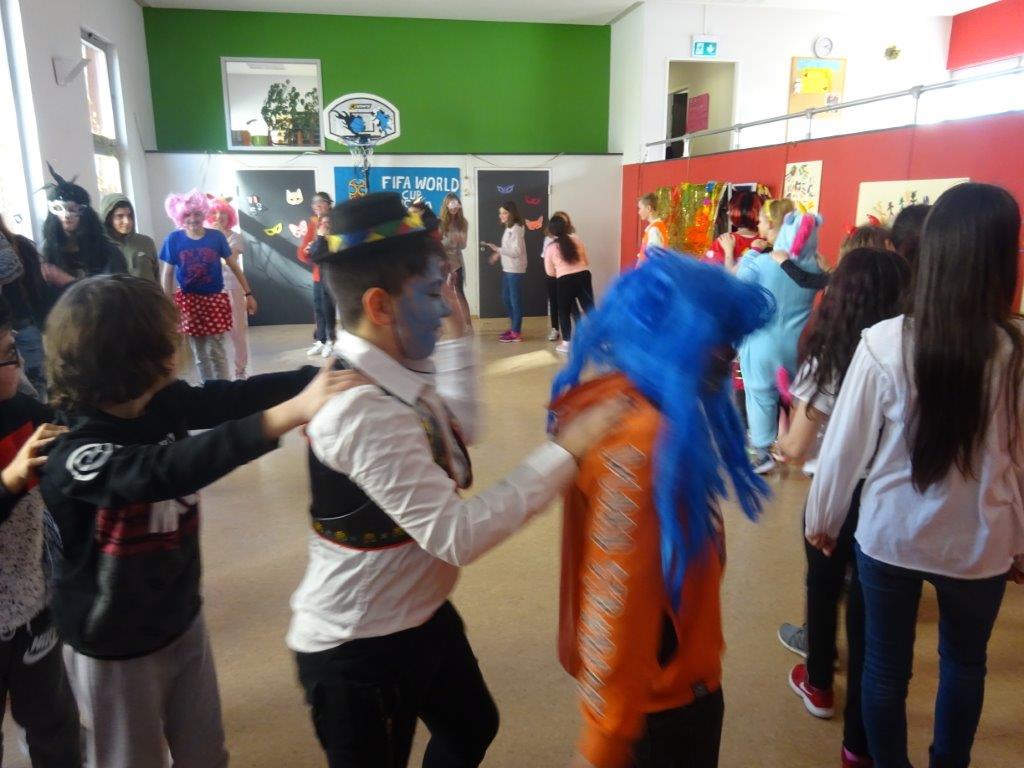 Fasching in der Mittelschule Pestalozzi Diakonie Ingolstadt