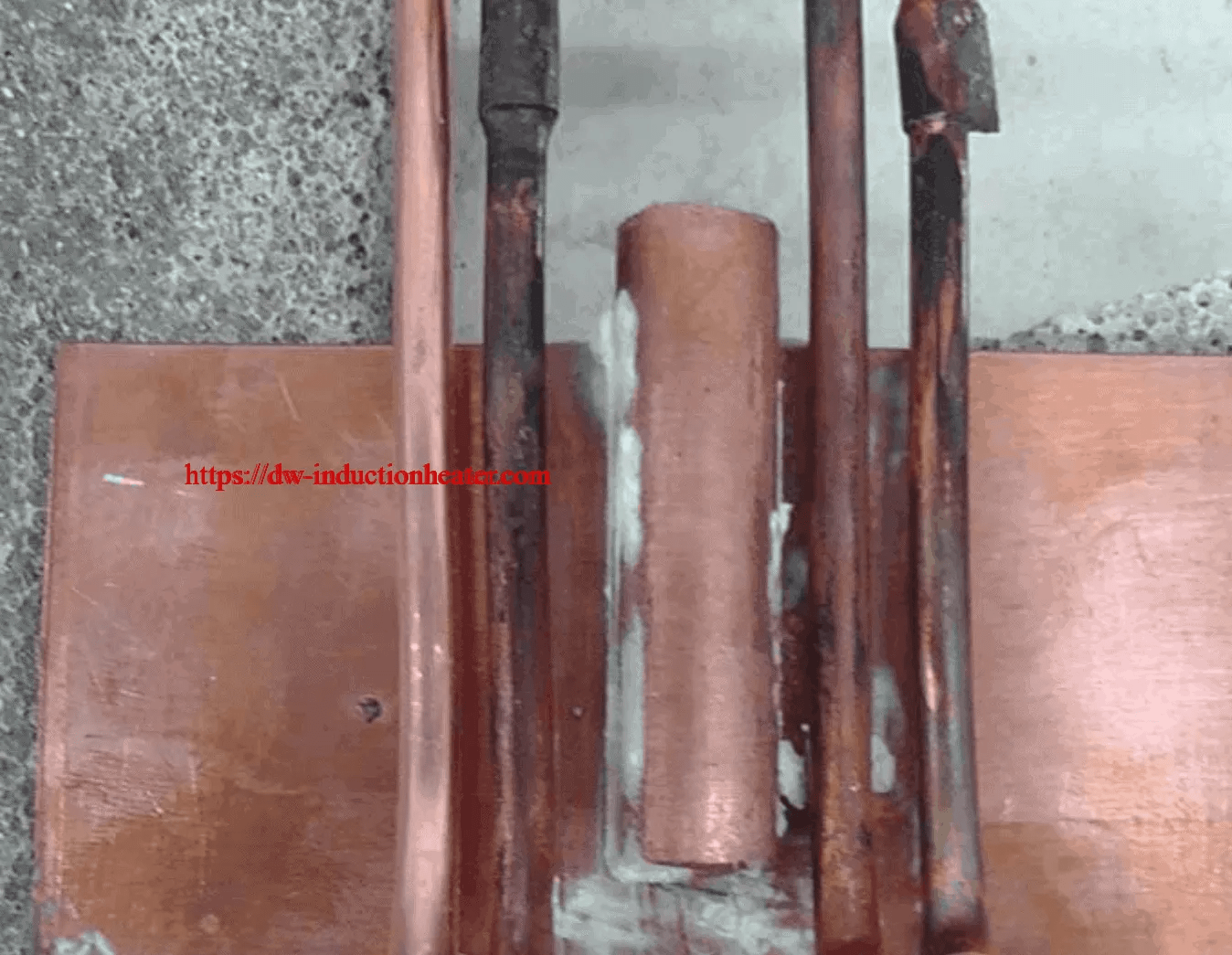 induction heating induction brazing copper and brass rods