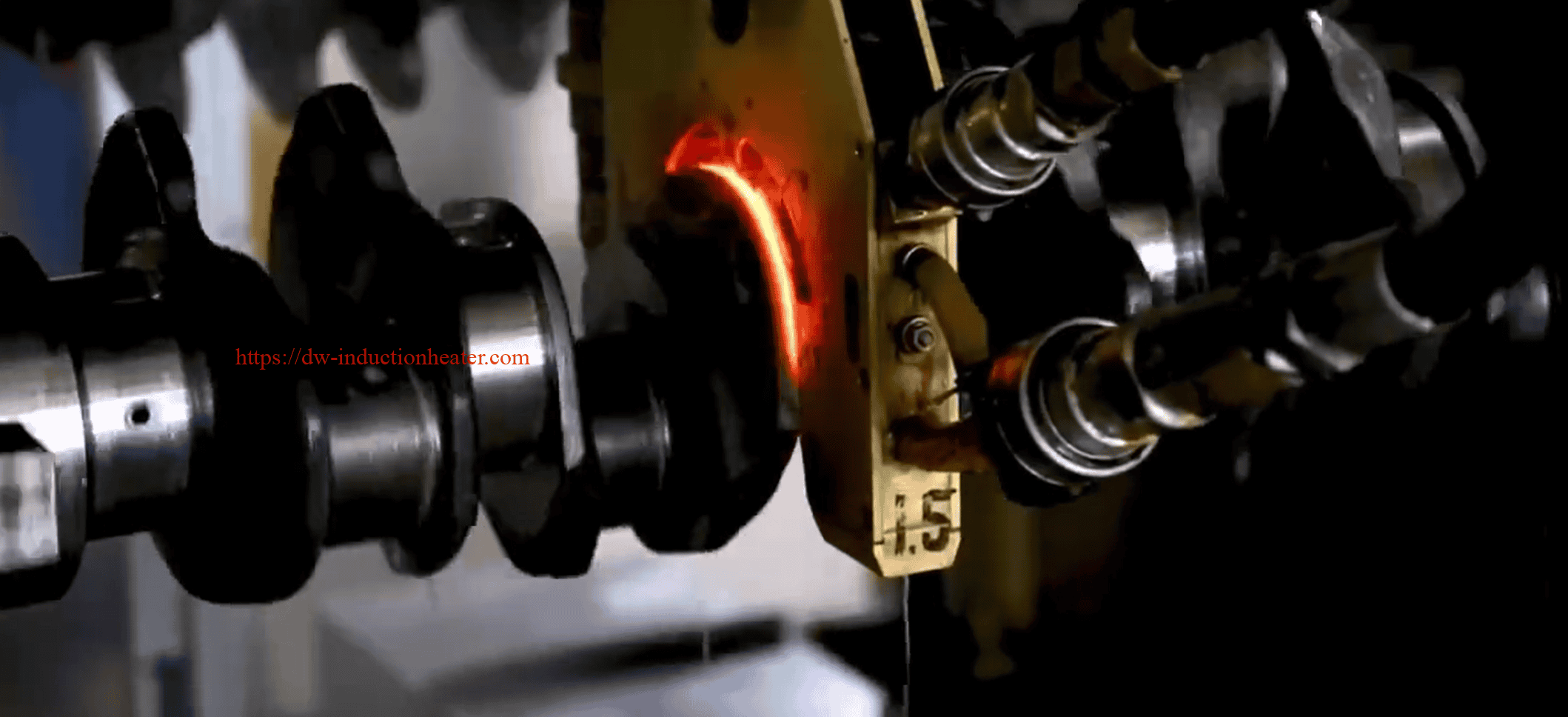 Induction Hardening of Crankshafts Machine for Engine Crankshaft