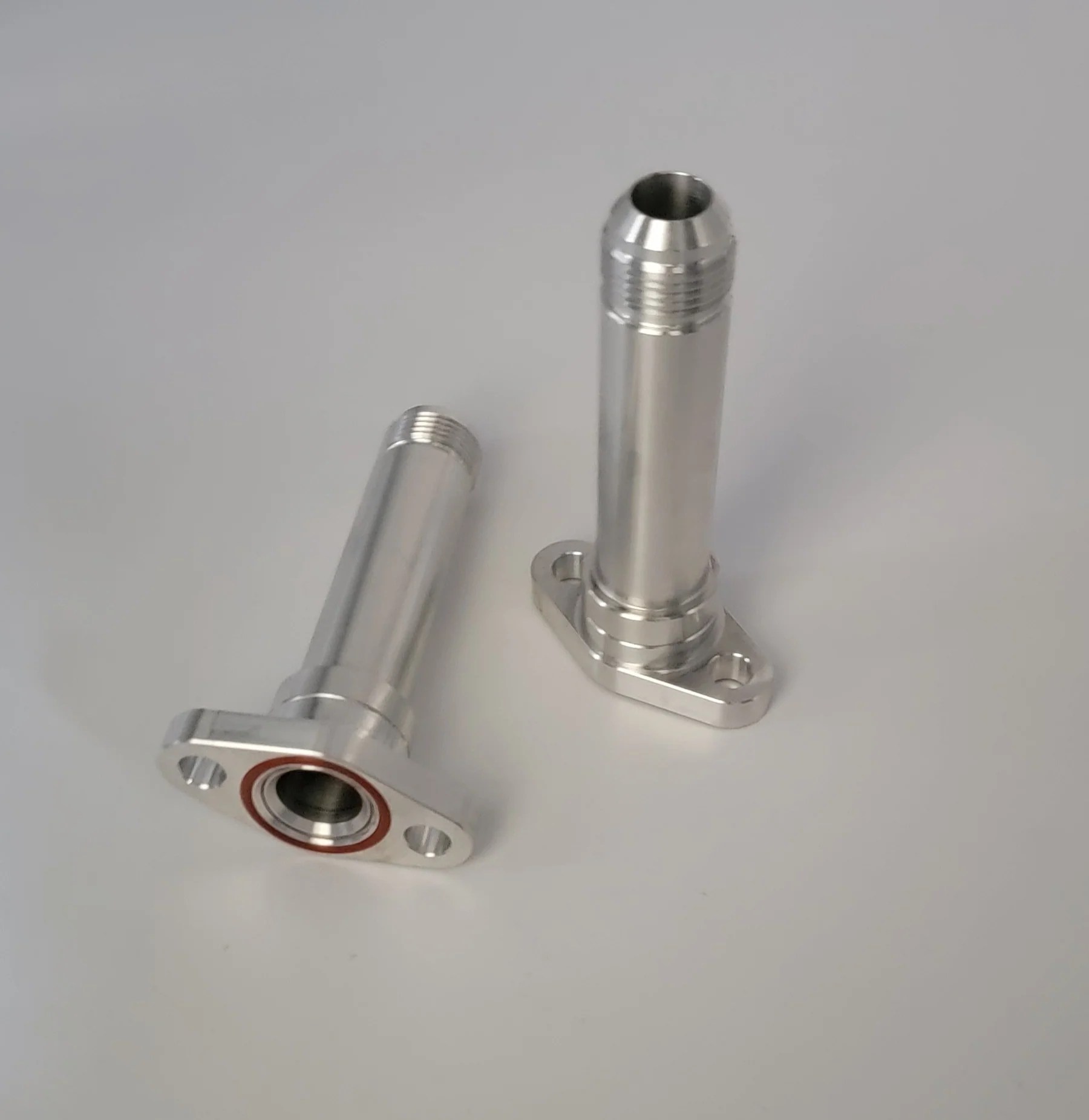 12 AN S400 S300 Extended Oil Drain Flange DW Machine