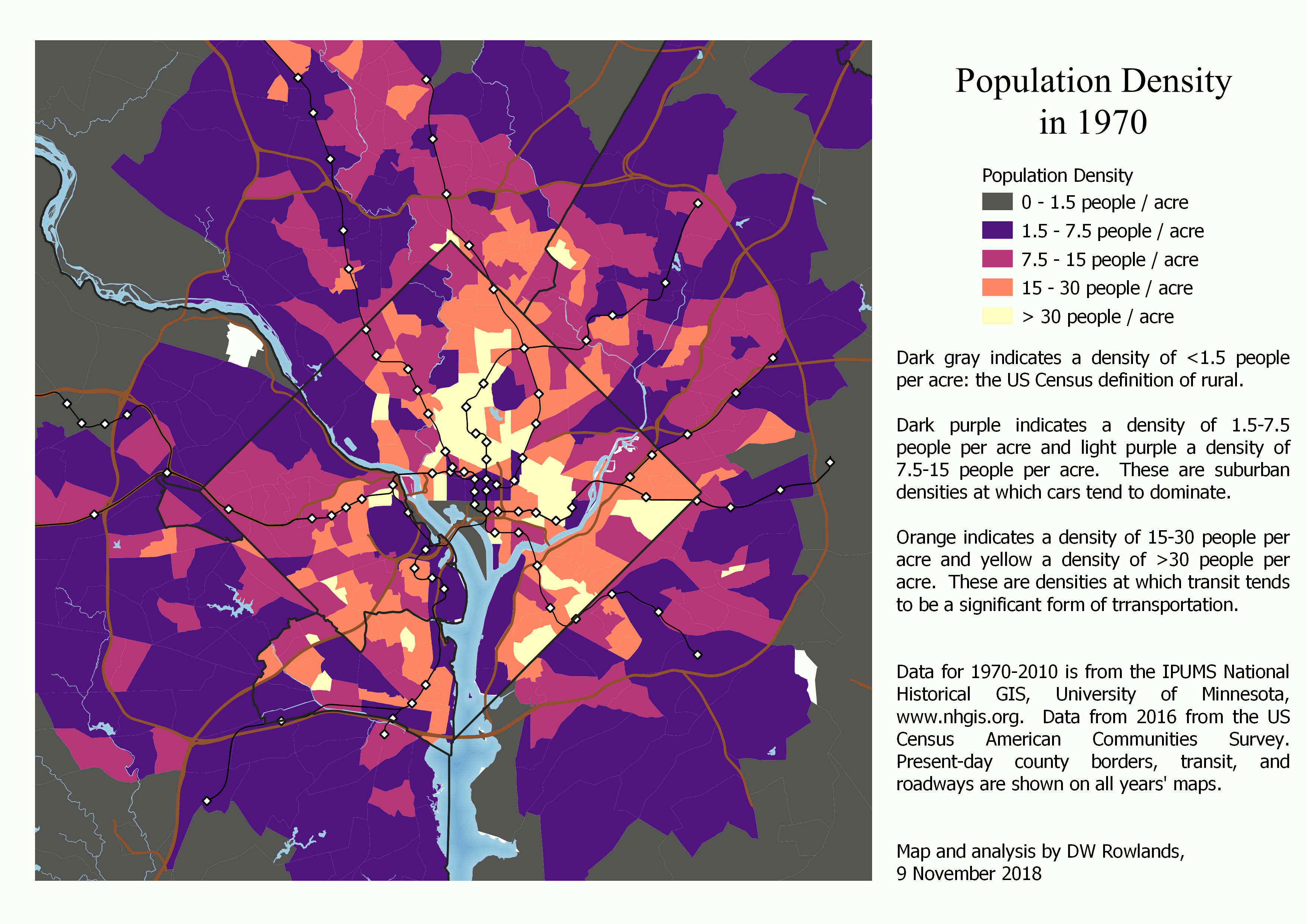 Washington Dc Gis Map Population Distribution And Race In Washington, Dc | Dw-Rowlands.github.io