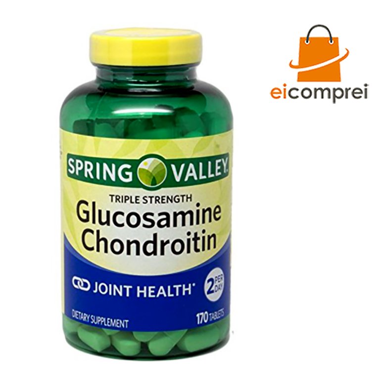 Glucosamine Chondroitin Spring Valley® Força Tripla 170unid