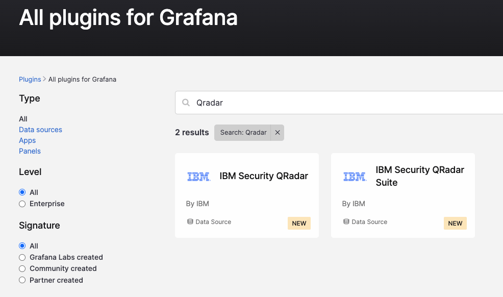 General Availability Grafana Plugin v1.0 for QRadar SIEM