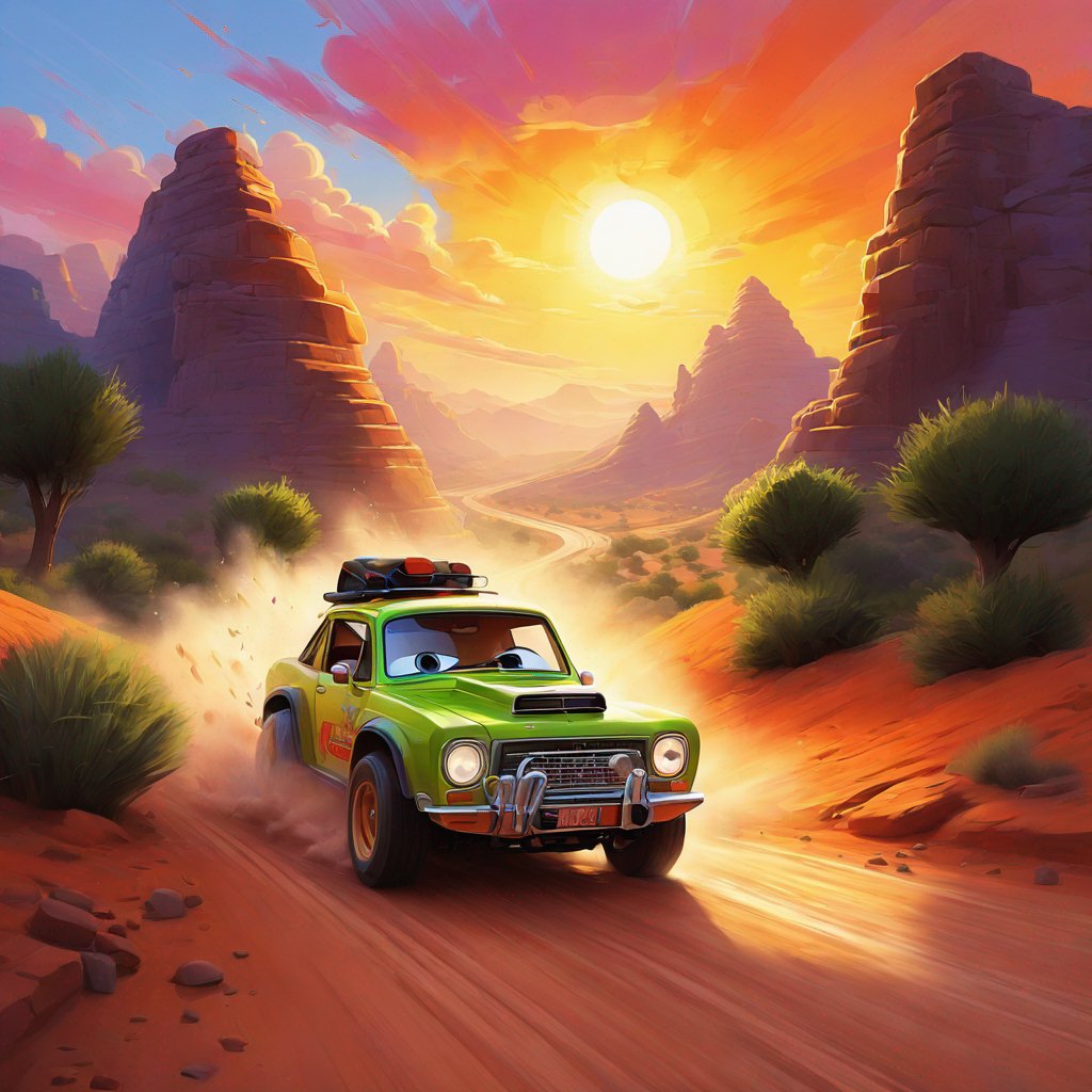 Vroom Vroom Revved Up The Story of a Racing Car That Transforms into a