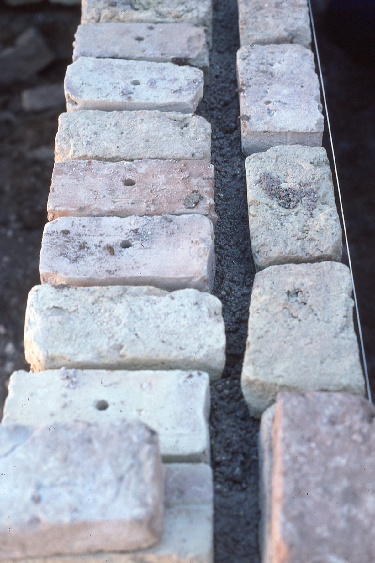 Details of new brick wall DW Digital Archive