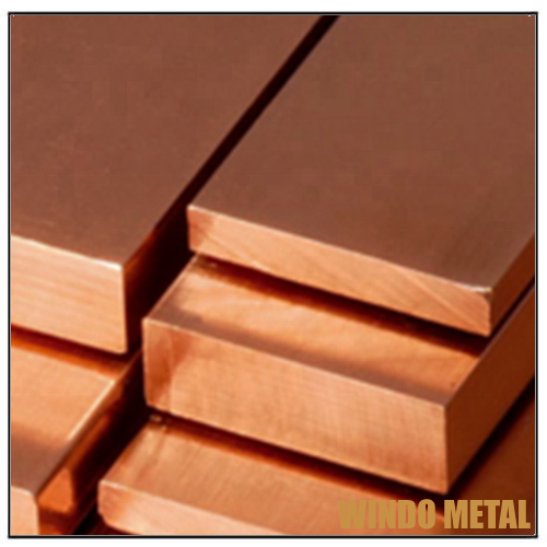 High Tensile Strength ASTM B105 Rectangular Copper Block Brass Tubes, Copper Pipes