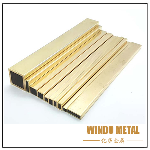 Rectangular Brass Square Pipe Tube Brass Tubes, Copper Pipes