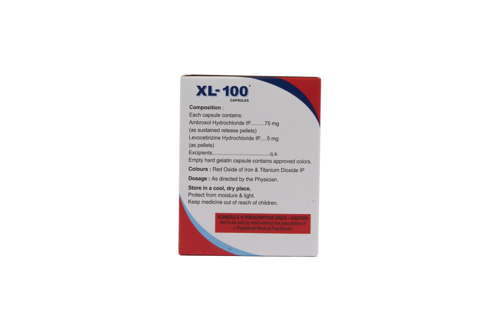 XL100 CAPSULES DWD Pharmaceuticals Ltd