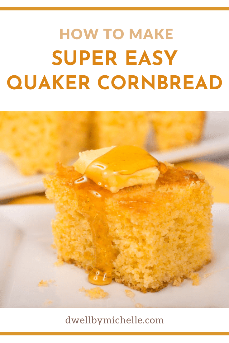 Quaker Yellow Cornmeal Easy Cornbread Recipe Dandk Organizer