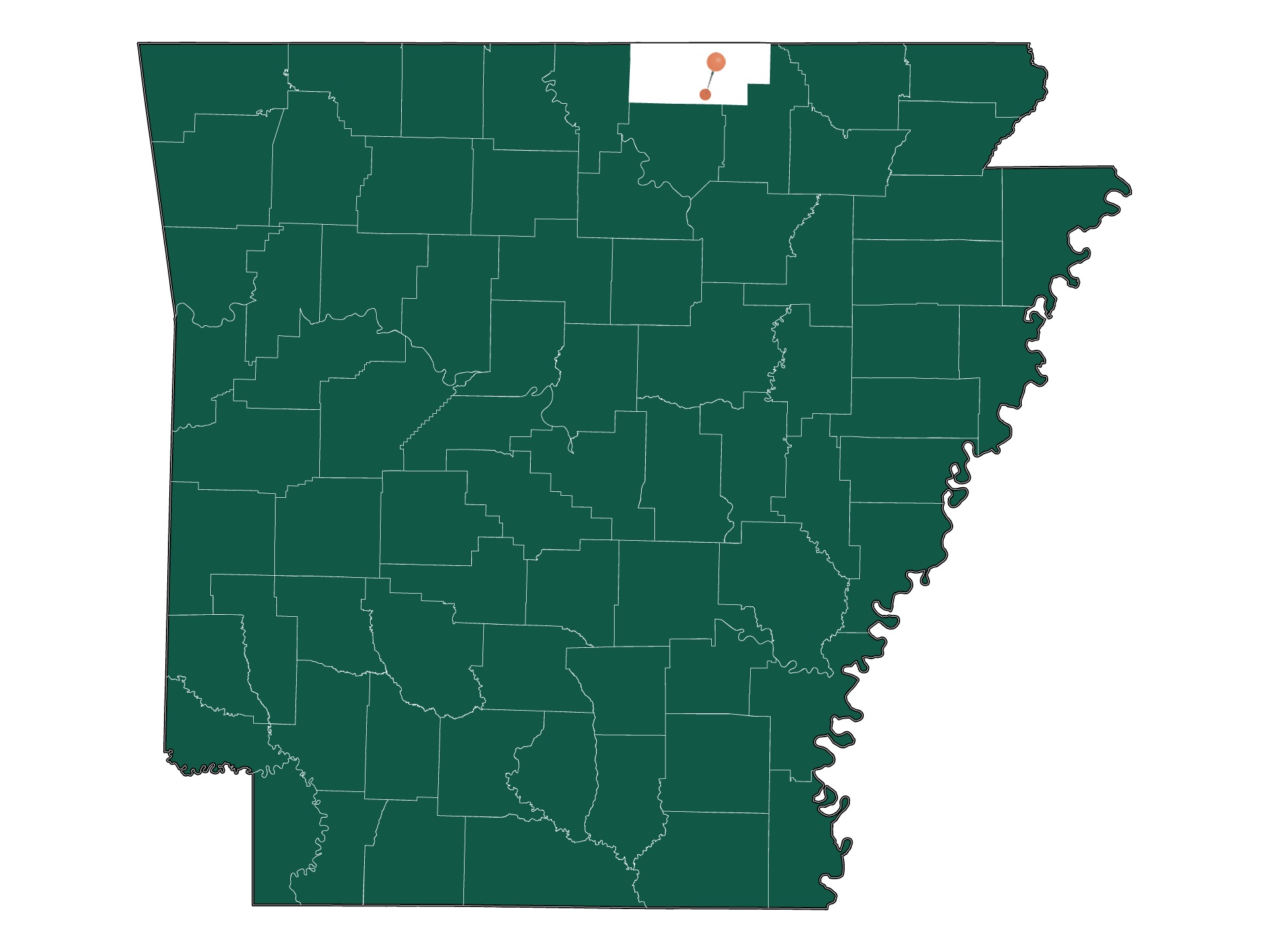 Zip Codes in Strawberry township (Fulton County), Arkansas