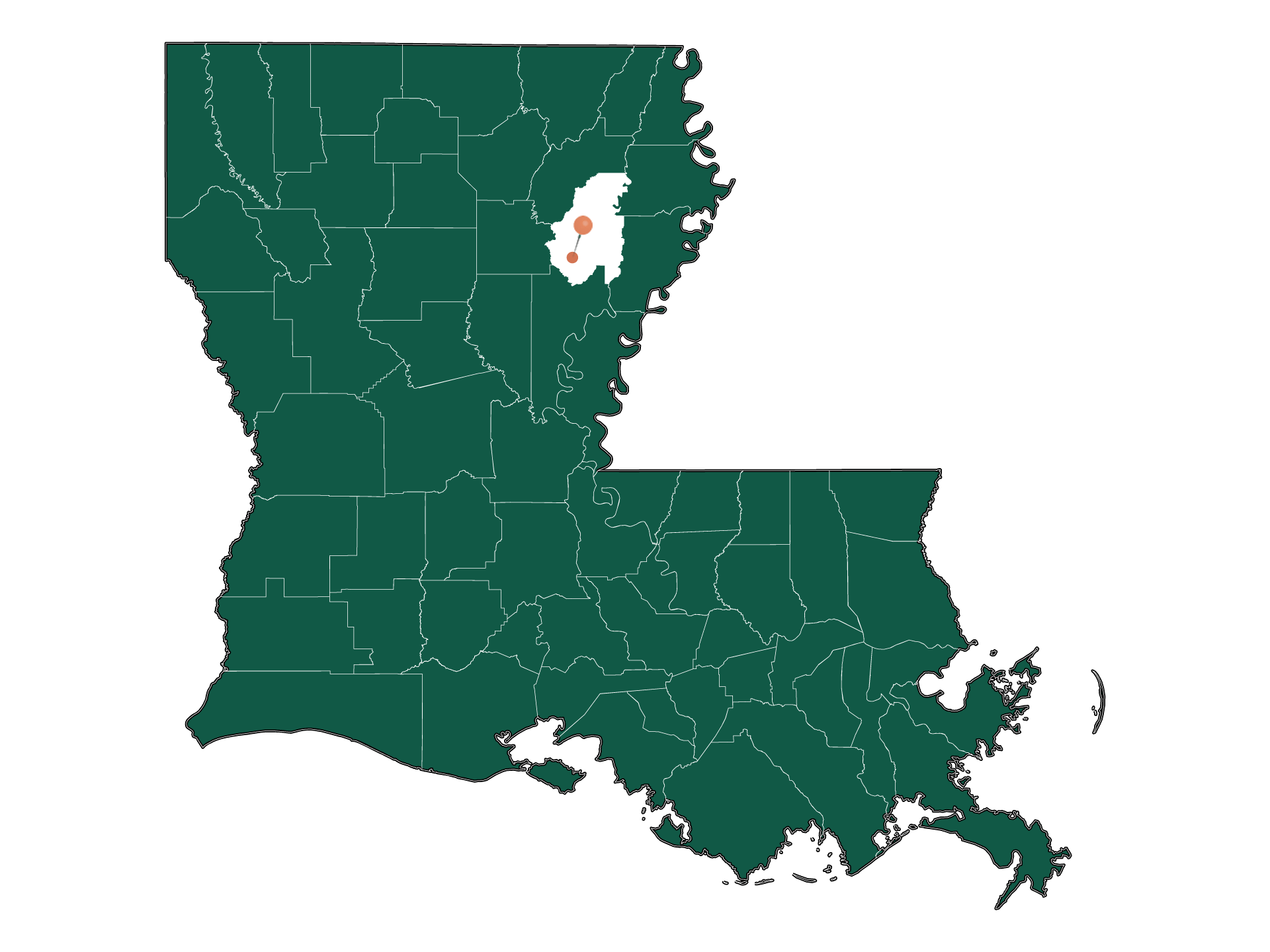 Infrastructure in District 1 (Franklin Parish), Louisiana