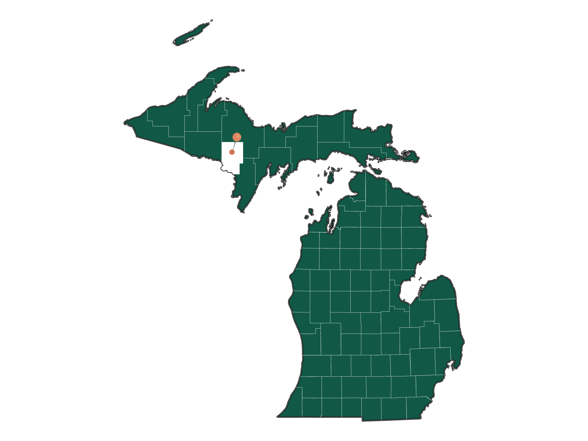 Safety in Felch township, Michigan (crime rates and environmental hazards)