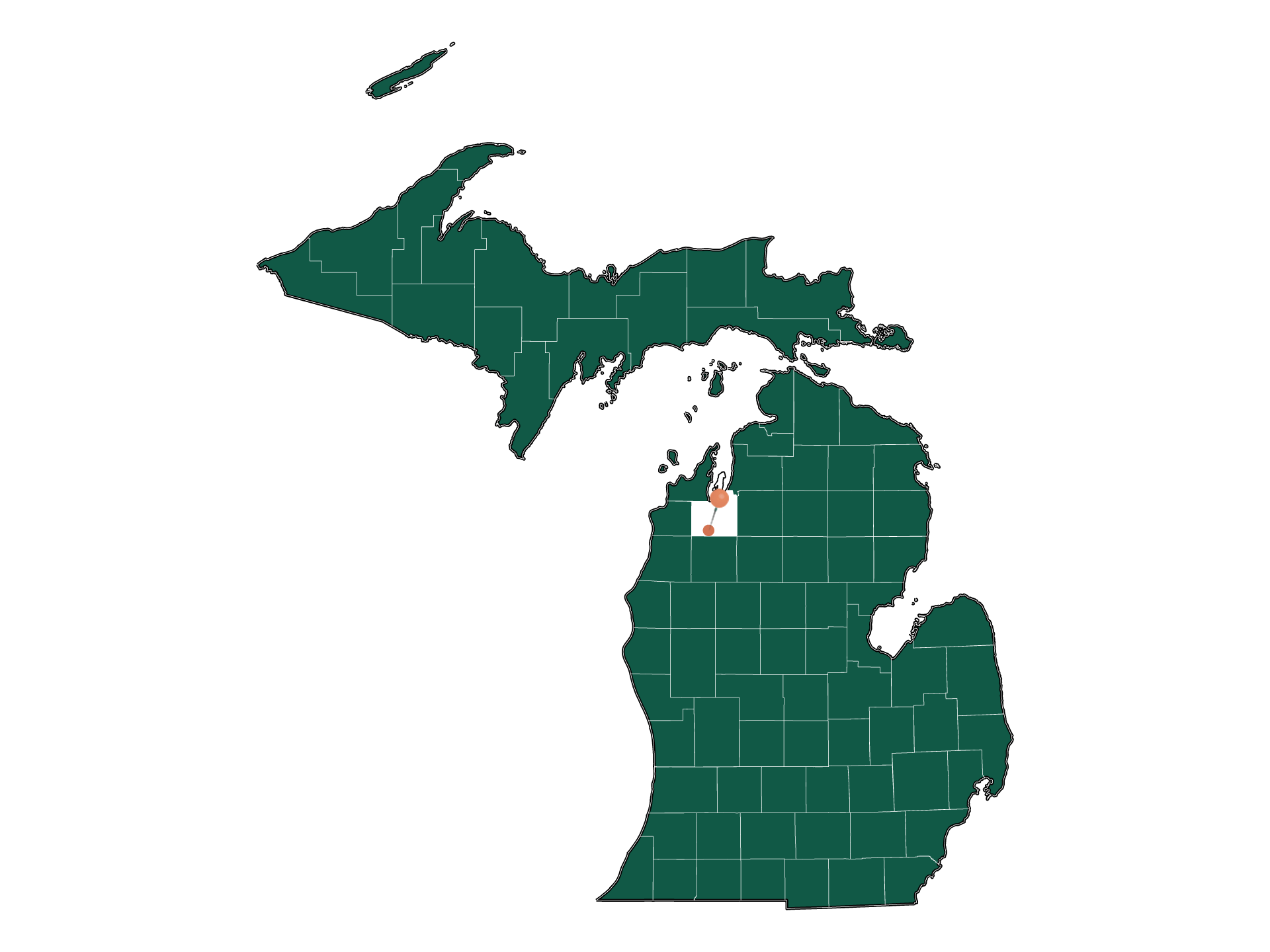 Zip Codes in Mayfield township (Grand Traverse County), Michigan