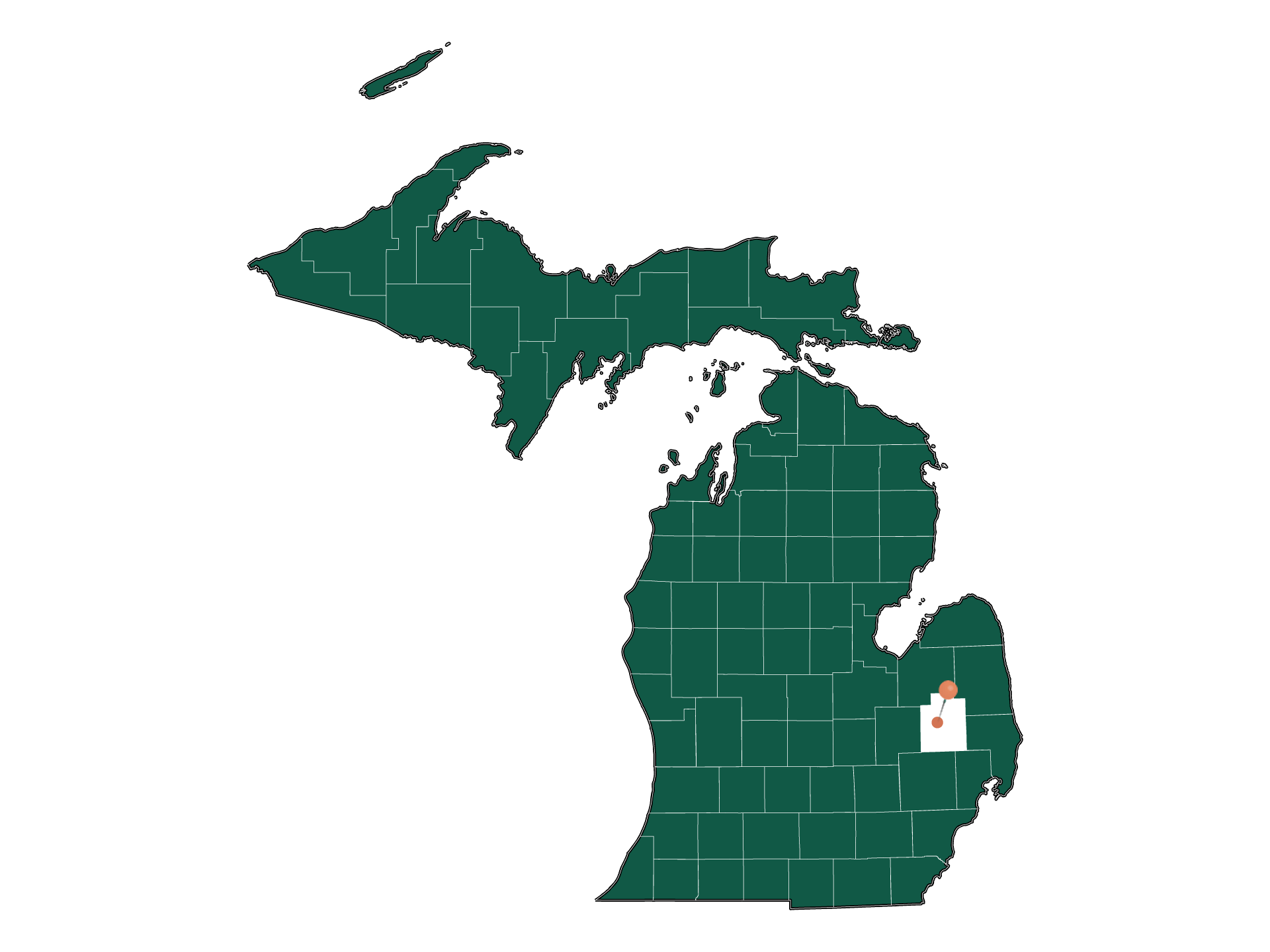 Safety in Mayfield township (Lapeer County), Michigan (crime rates and environmental hazards)