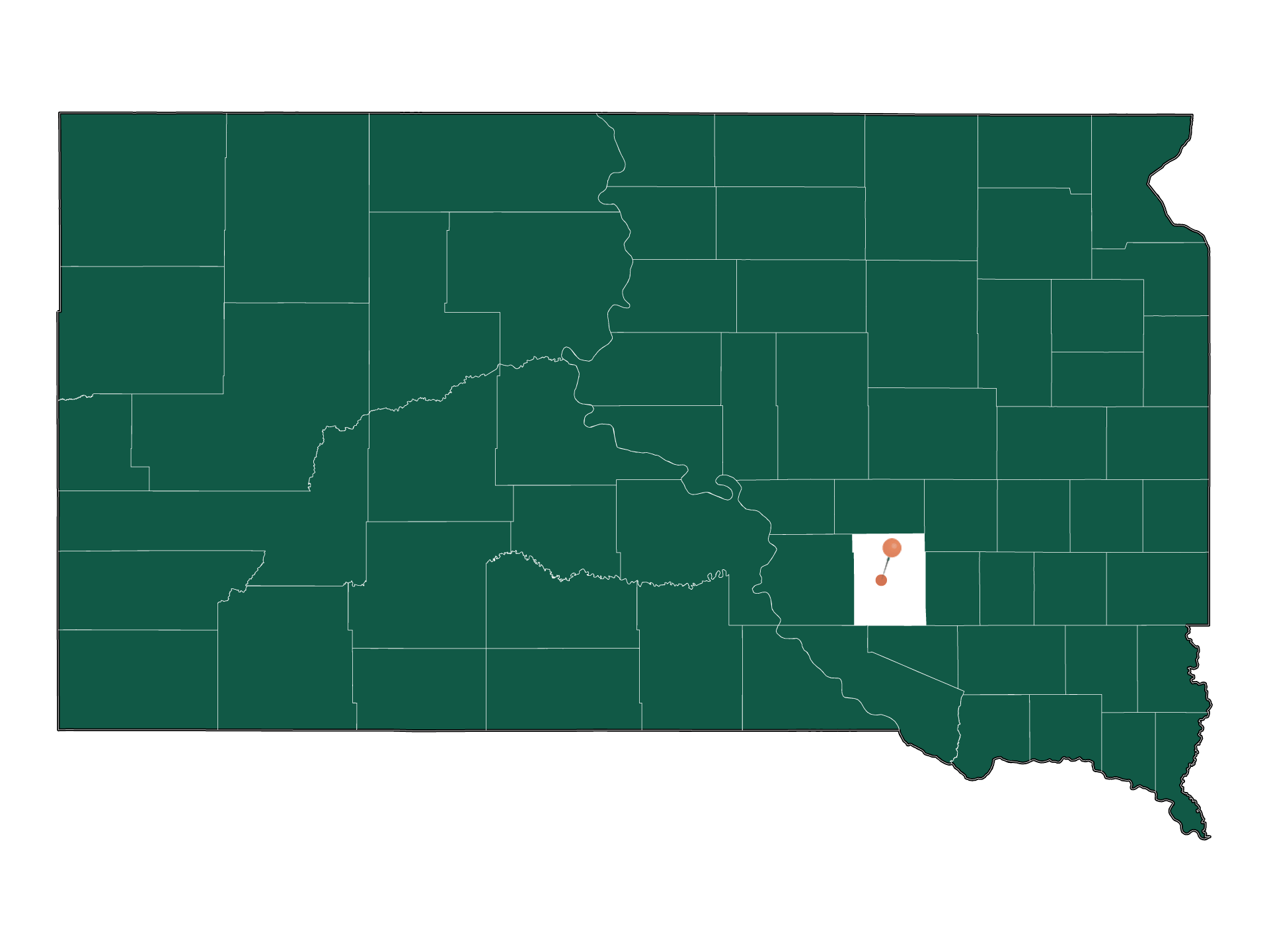Schools in Eureka township (Aurora County), South Dakota (Elementary