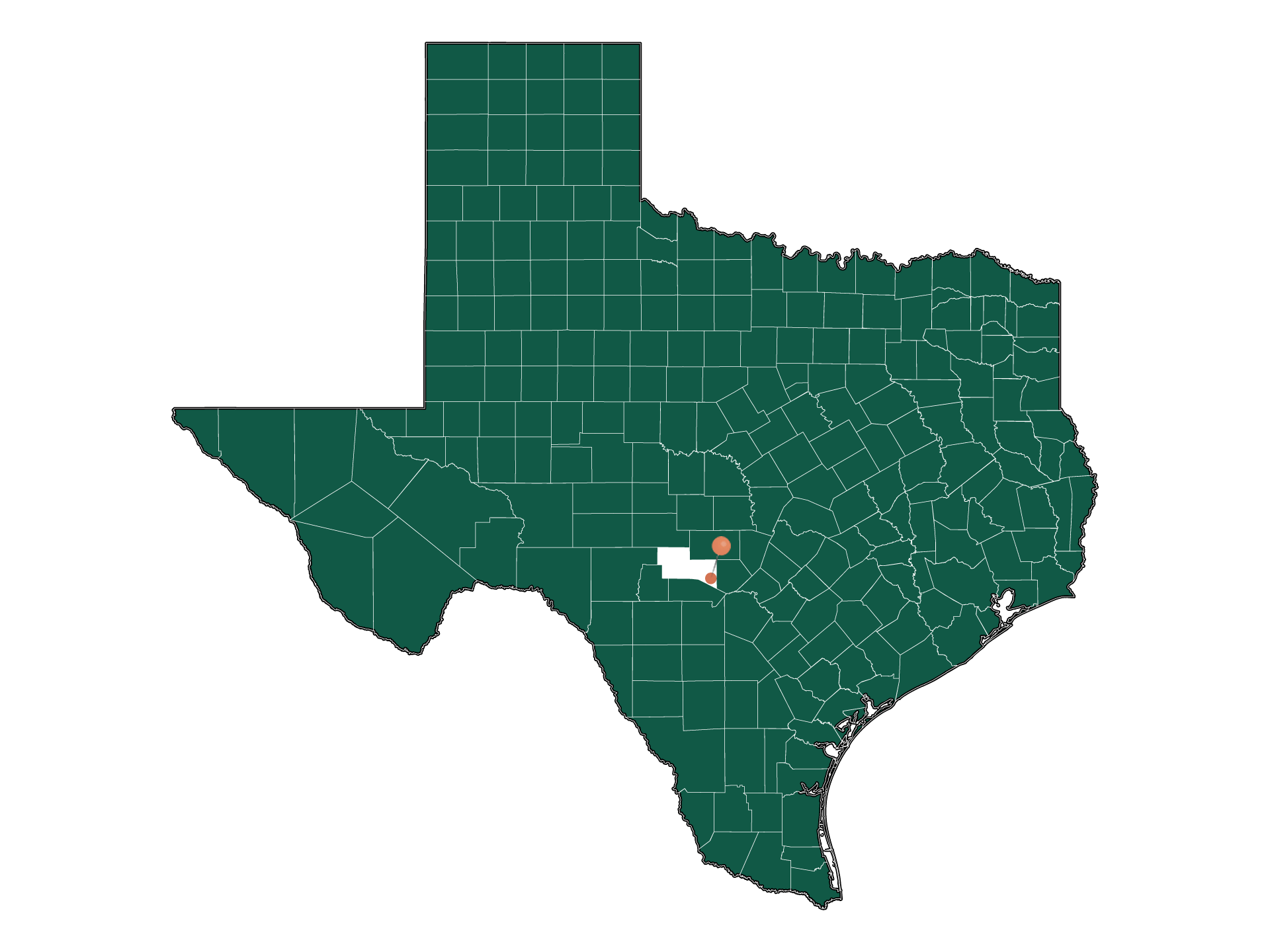 Infrastructure in Center Point, Texas